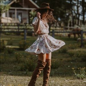 spell jungle mini dress